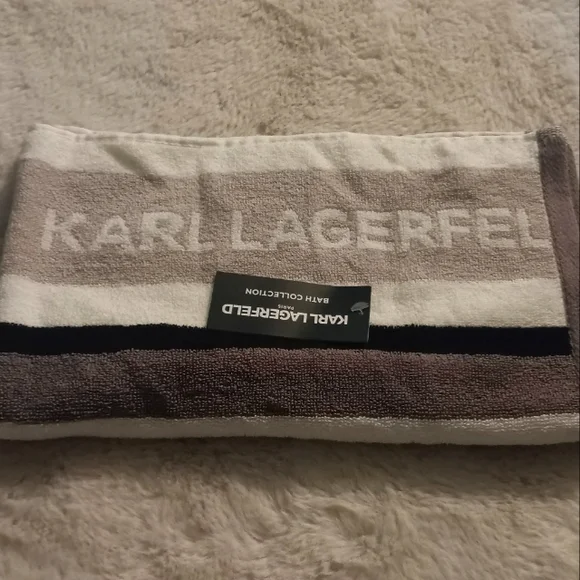 Karl Lagerfeld hand towel