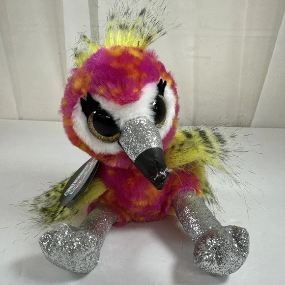 Zuru‎ Coco Surprise Plush Neon Fliss Flamingo Bird Stuffed Animal W/ Tags