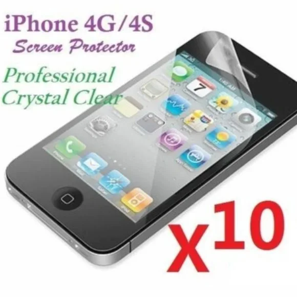 NEW 10PCS Apple iPhone 4 / 4S Screen Protectors