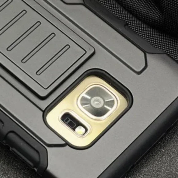Samsung Galaxy S7 EDGE Phone Armour Hard Case w/ Holster