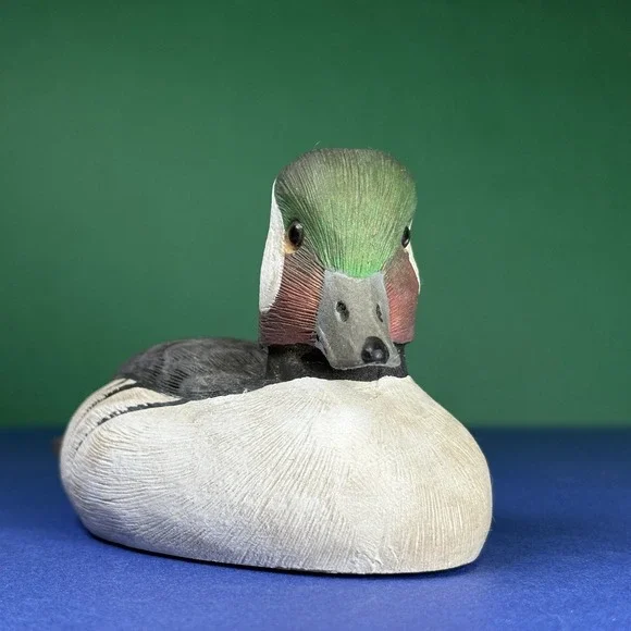 1988 Bufflehead Drake Hand Painted Duck Signed By G. Beasley