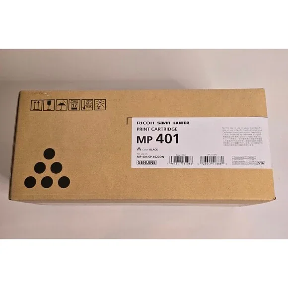 Genuine Toner Ricoh/Savin/Lanier Black MP401 Printer 841886/MP 401/SP 452DN