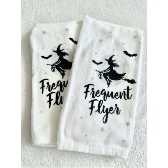 Cupcake and cashmere - frequent flyer Halloween which and broomstick decorative