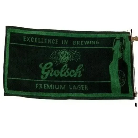 Grolsch Excellence In Brewing Premium Quality 20” x 10.5” Bar Towel