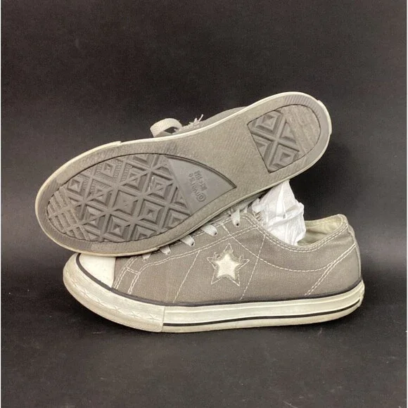 Converse One-Star - Junior's Sz 5 - Brown/Gray - Low Skate Shoes - 603653FT