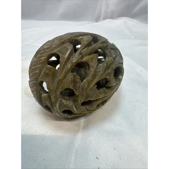 Egg Within An Egg Bird & Baby Bird Marble 4x3x3 inches Made in India
