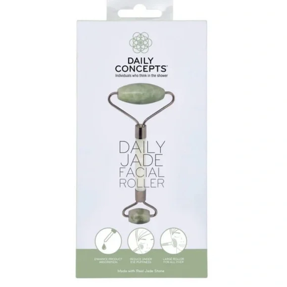 Daily Concepts Jade Daily Facial Roller New in Box Helps Reduce Puffiness