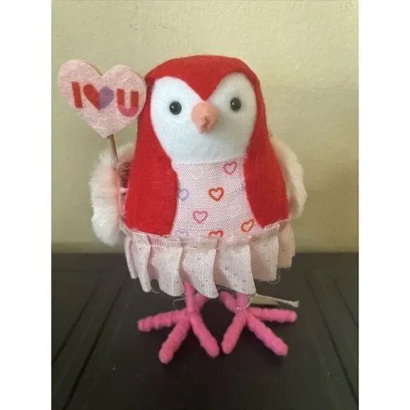 Target Spritz Valentine's Day 2022 Featherly Friends Fabric‎ Bird Carmine Tutu