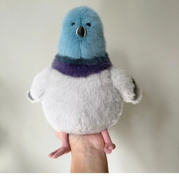 Authentic Jellycat NYC Exclusive Pigeon - Blue, Purple, and Gray