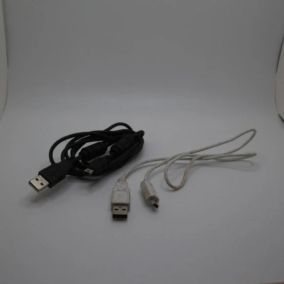 USB Cables Lot Mini A‎ B Data Sync Charger Cord Wire Universal Black White