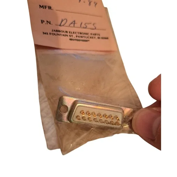 Jabbour Electronic Parts DA15S DB15 Male Solder Connector Gold Plated New