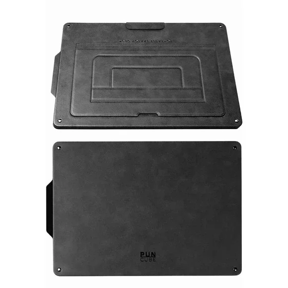 PUNCUBE Portable Lap Desk - with Retractable‎ Mouse Pad, Black