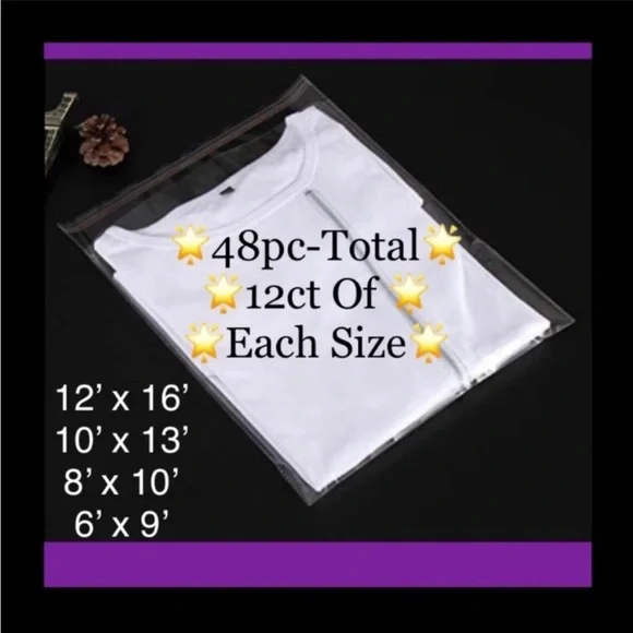 Boutique Shipping Cello~Poly Bag’s Bundle 196pc starter package⭐️100~Stickers 🆕
