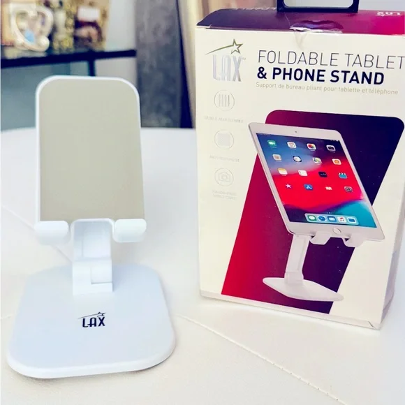 LAX Gadgets Foldable Tablet & Phone Desktop Stand