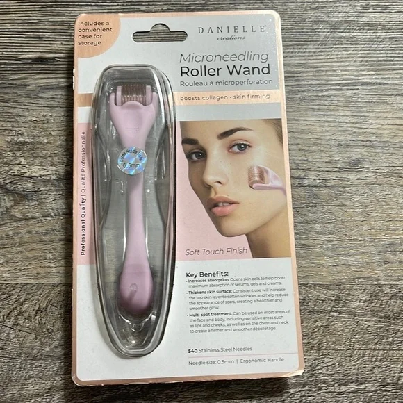 Microneedling roller wand