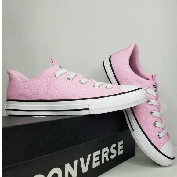 Converse Youth CTAS Rave Oxfords Size 3 Pink/ White A08440c NWT