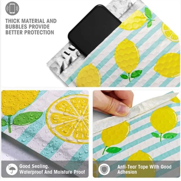 20ct Assorted Bubble Poly Mailers 🍋🆕🍋Boutique Starter Package⭐️20ct TY Stickers
