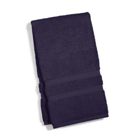 3 brand new GRAPE-color Charter Club Elite 100% Hygro Cotton 16