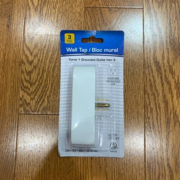 3 outlet plug extension Wall Tap