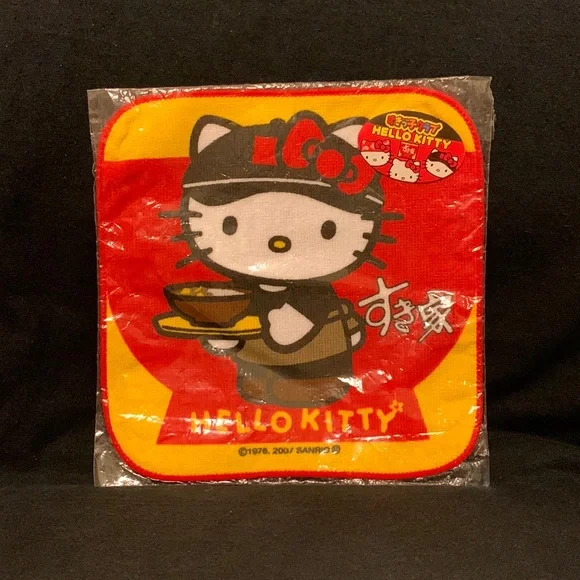 Hello Kitty rare hand towel from Japan NWT