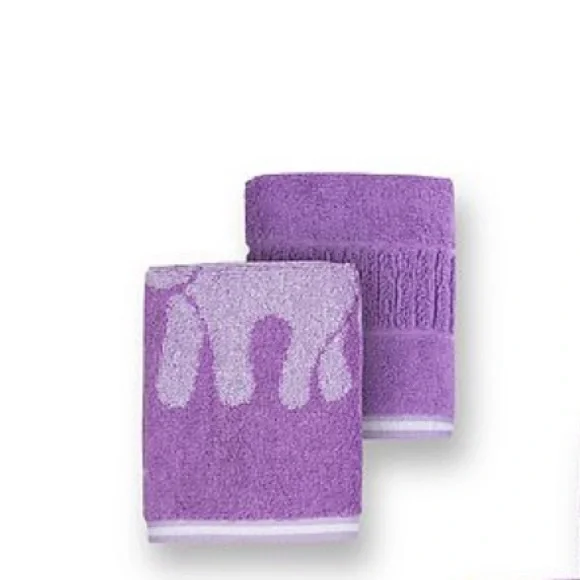 Purple Unicorn Washcloths set of 2