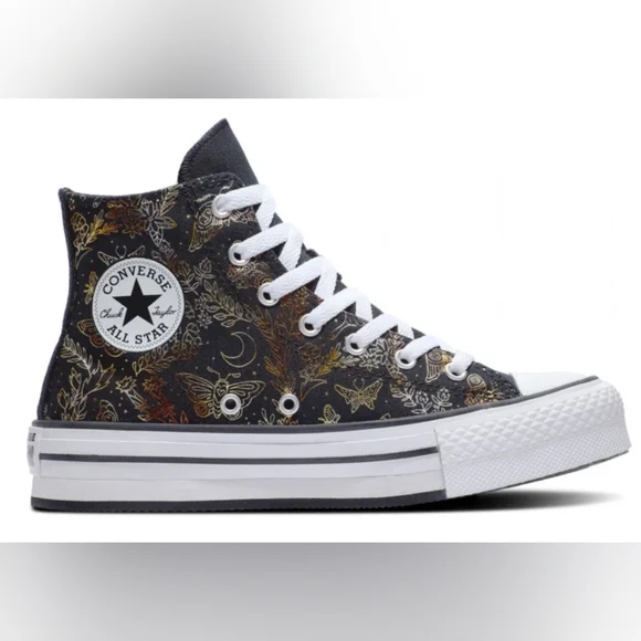 Converse Chuck Taylor All Star CTAS Platform GS Sneakers Youth Size 3 NWT