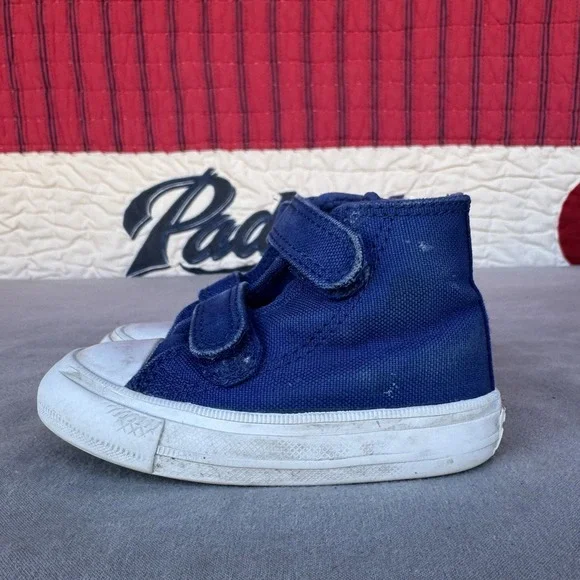 Size 4c - Converse Chuck Taylor II All‎ Star High Top Infant/Toddler Shoes Blue