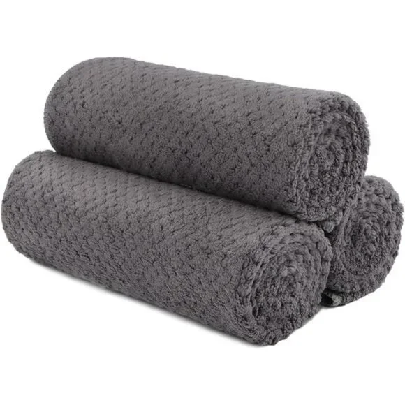 Microfiber Gym Towels 3 Pack Quick Dry Soft Absorbent Workout Yoga Spa Fitness