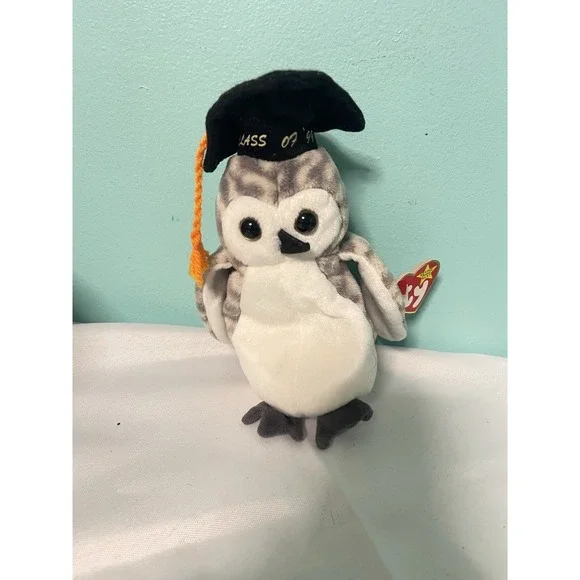TY Beanie Baby‎ - WISER the 1999 Owl (7 inch)