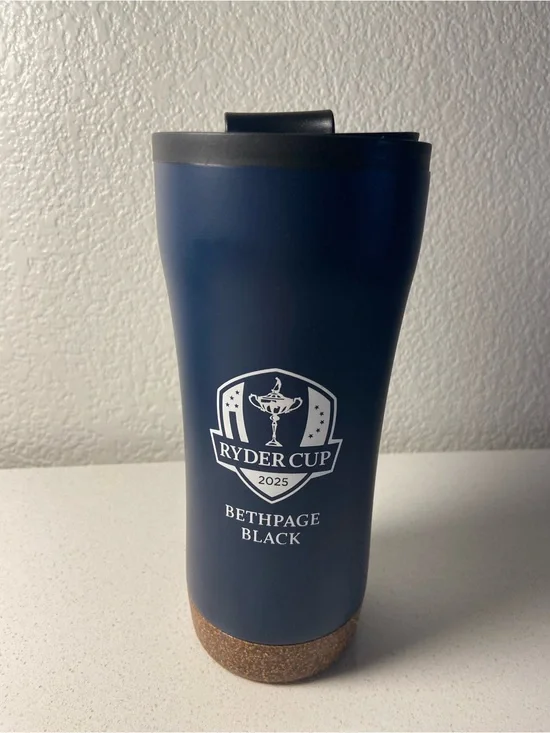 2025 Ryder Cup at Bethpage Black Navy Travel Tumbler