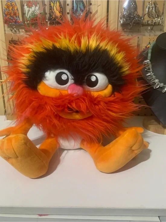 Vintage Disney animalOrange and Yellow Furry Plush