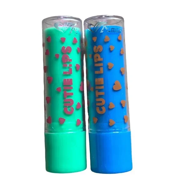 Amuse Cutie Lips Mini Lipstick Lot of 2 Love Dreams Princesa New