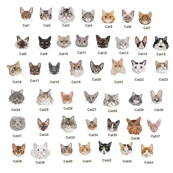 Hand Cat Personalized Embroidered Towel with your Pet’s name. Dog cat fish