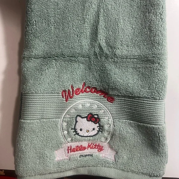 Hello Kitty Guest hand towel embroidered New made to order Any color great gifts