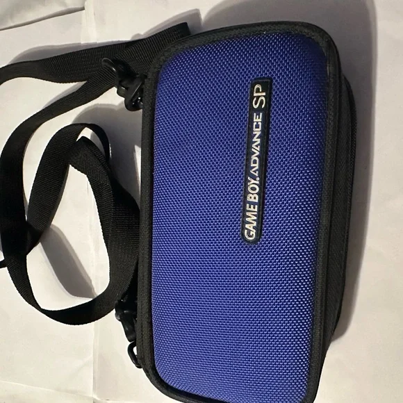 Nintendo Blue and Black Game Boy Advance SP Carrying Case
