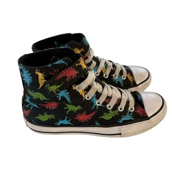 Converse‎ Chuck Taylor All Star High Top Dinosaur Sneakers Youth Size 2