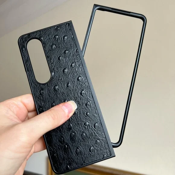 For Samsung Galaxy z fold 4 5G/z fold4 5G genuine leather phone case