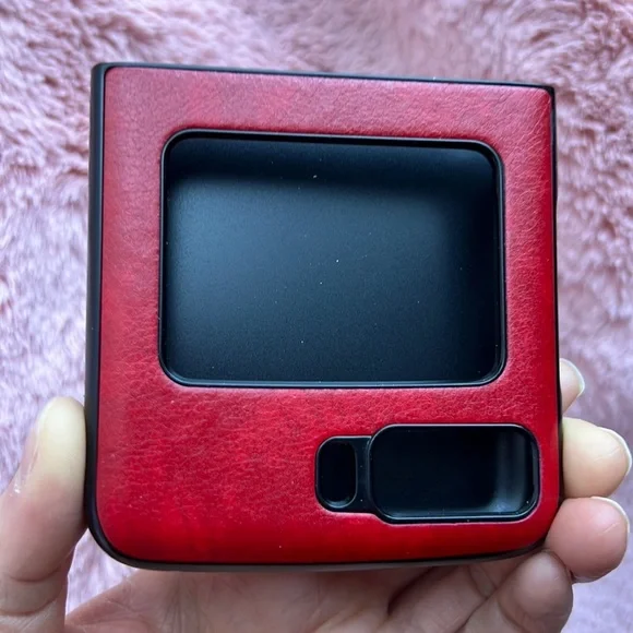 For Motorola razr 2022 leather phone case