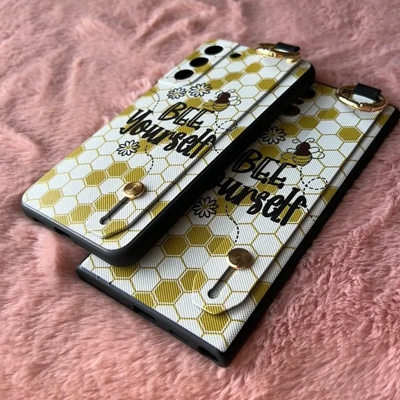 For Samsung Galaxy S22 plus,S22 ultra phone case with strap kickstand ring case
