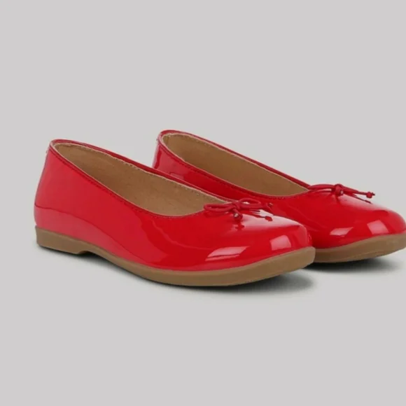 Dr. Scholls Red Patent Leather‎ Ballet Flats