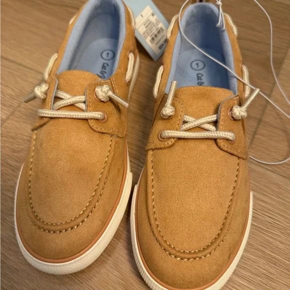 Kids Tan Dress Shoes
