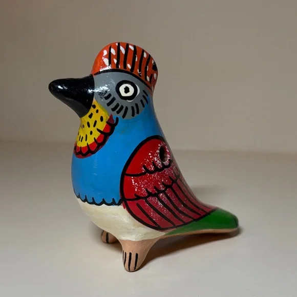 Vintage Talavera Ceramic Bird