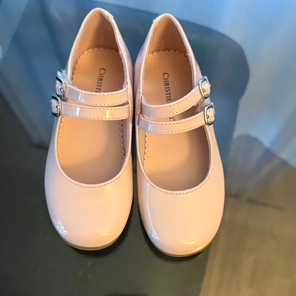 Christie & Jill Blush Pink Mary Jane Dress Shoes for Kids