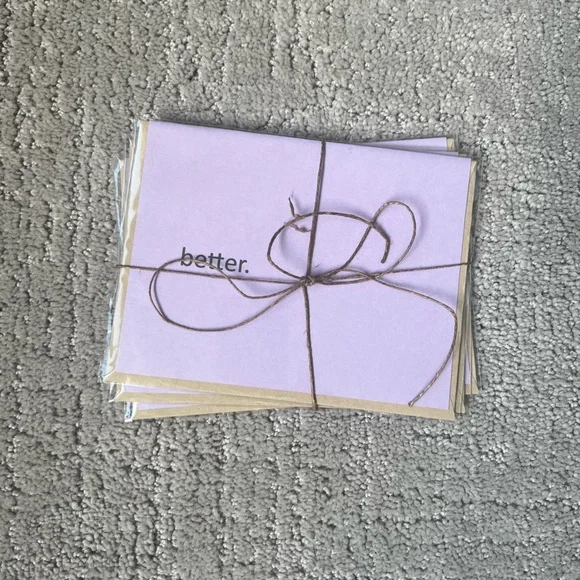 Set of 3 - Handmade Simply Stated Card Set - Love Series, Better Together