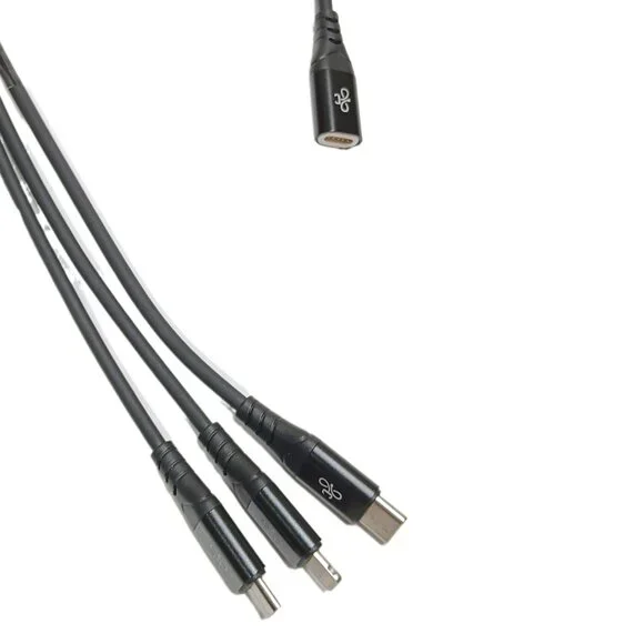 Magnetic MagSafe 2 Connector 3-in-1 Lightning Micro-USB USB-C Adapter MacBook