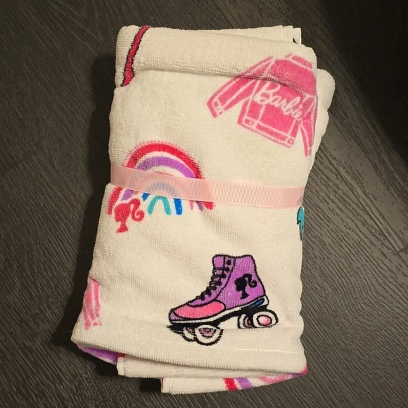 Barbie 2pk Hand Towels
