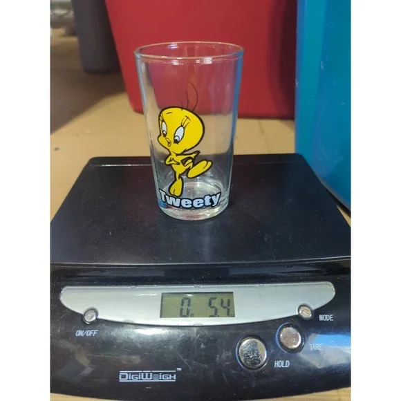 Vintage 1976 Tweety Bird Drinking Glass Warner Bros Jelly Jar