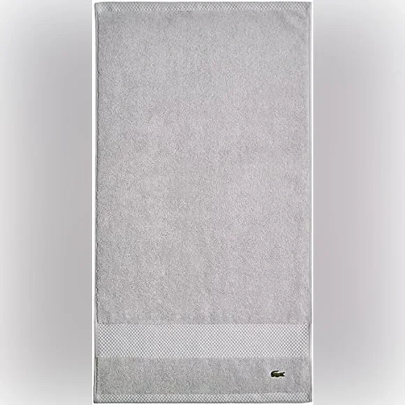 Lacoste Legends HAND TOWEL - Gray/ Micro Chip 16x30