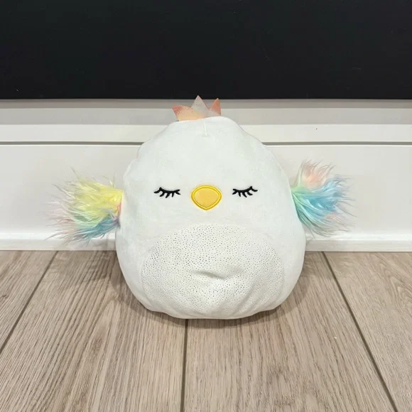 Squishmallow Claire’s Serena White Swan Bird Plush 8”