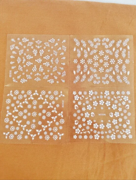 4 FOR $15 💕 Trendy Nail Art Transfer Stickers Decals